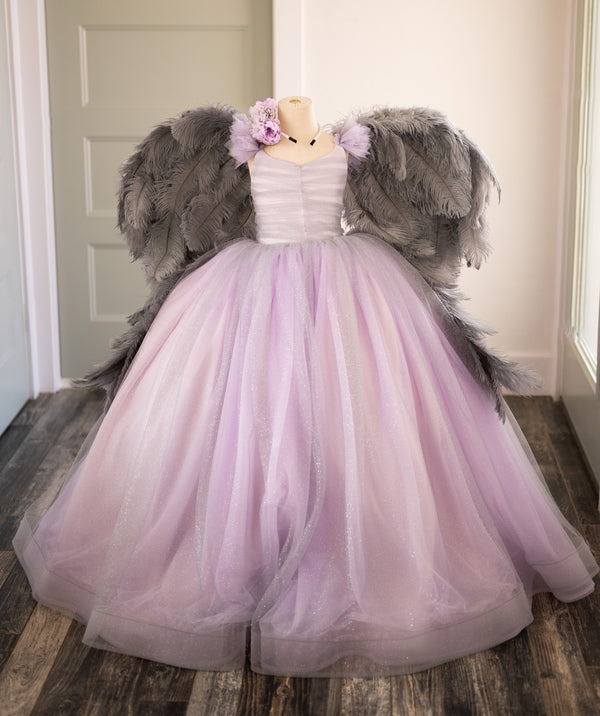 Traveling Dress Project: "Wings and Wanderlust" Gown: Size 7, fits 5-9