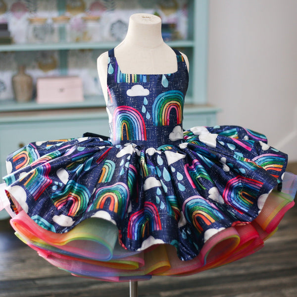 PRE-ORDER: The Rainbow Brite Gown