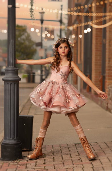 PRE-ORDER: The 'North Star' Gown in ROSE GOLD: Pay half now, half before it ships!!