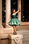 RESERVED for Little Dreamers INSIDERS: Traveling Rental Dress: "Jada": Size 10/12, fits 7-12