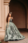 RESERVED for Little Dreamers INSIDERS: Traveling Rental Dress: Green Goddess Gown: Size 14, fits youth 10-petite 16