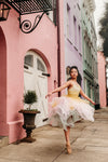 RESERVED for Little Dreamers INSIDERS: Traveling Rental Dress: The "Cora Shortie" Gown: Size 14: fits sizes 10-petite 16
