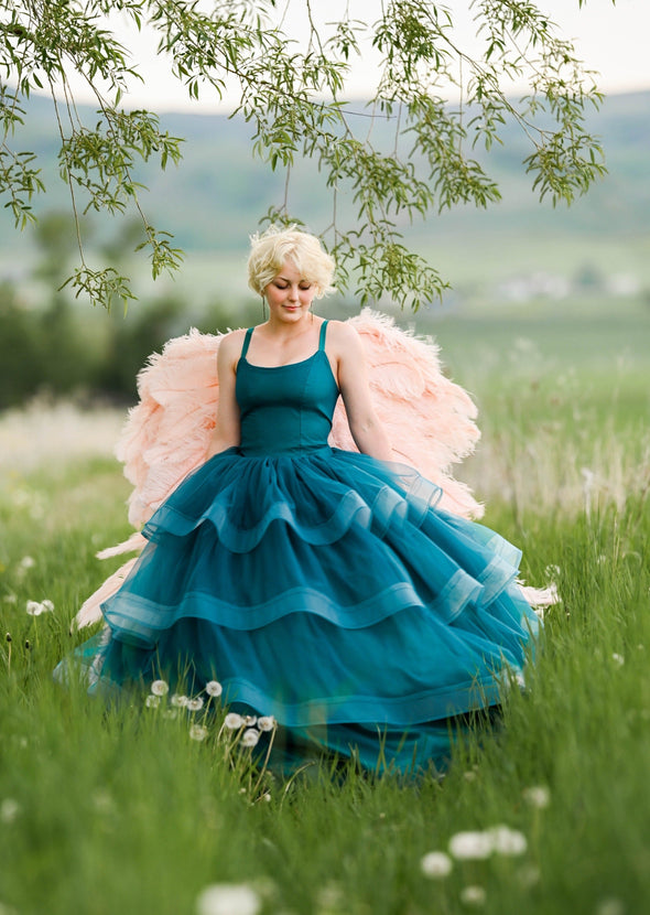 RESERVED for Little Dreamers INSIDERS: Traveling Rental Dress: "Marina": Size 16, fits youth 10-Adult M