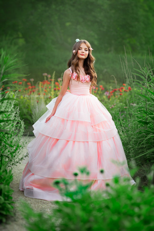 RESERVED for Little Dreamers INSIDERS: Traveling Rental Dress: "Fairy Tale Ending": Size 8, fits sizes 6-10