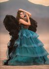 RESERVED for Little Dreamers INSIDERS: Traveling Rental Dress: "Marina": Size 16, fits youth 10-Adult M