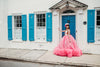 RESERVED for Little Dreamers INSIDERS: Traveling Rental Dress: The "Pink Flamingo" Gown: Size 14: Fits Youth 10-Petite 16