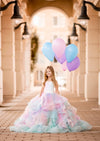RESERVED for Little Dreamers INSIDERS: Traveling Rental Dress: "Mermaid Mara": Size 8, fits sizes 6-10