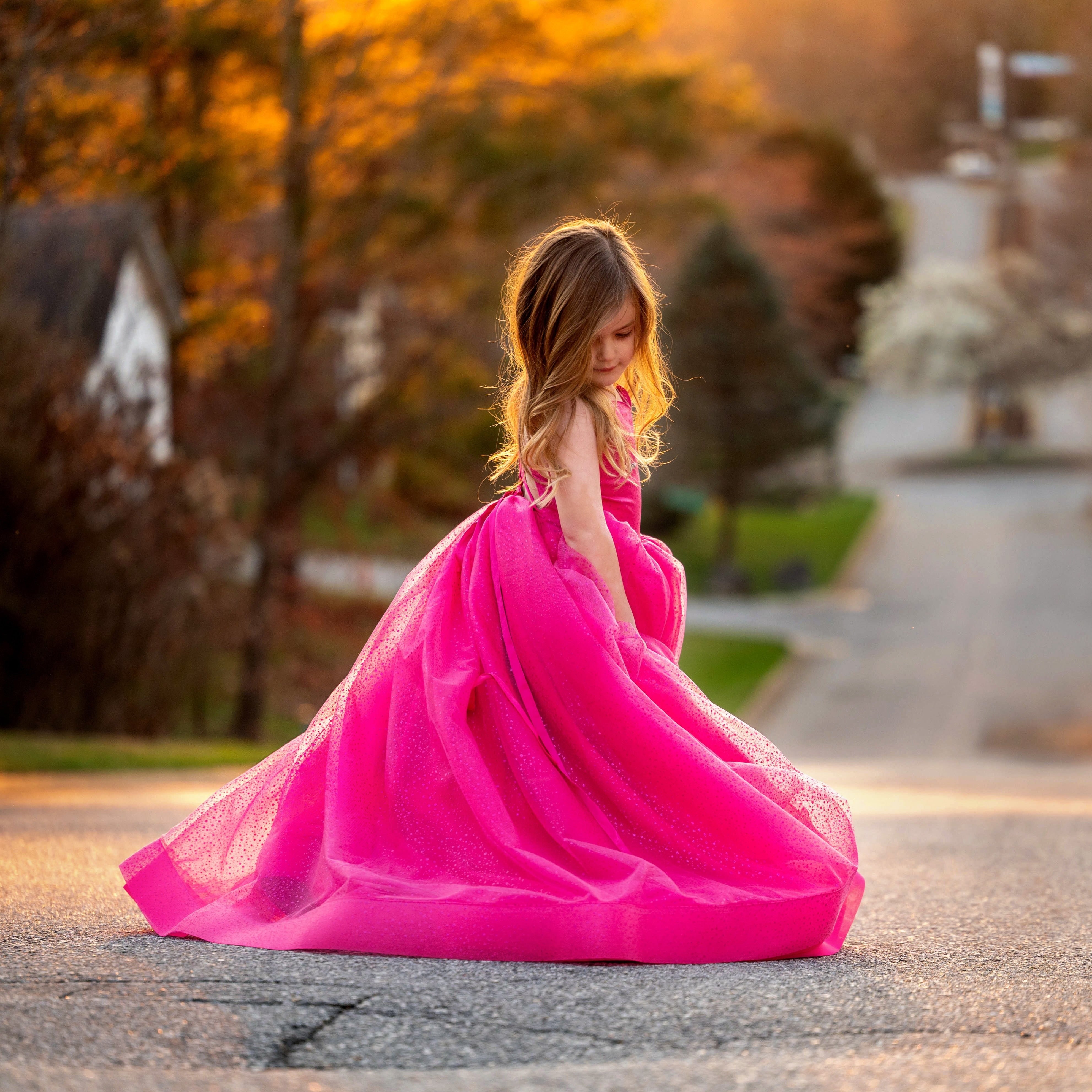 Pre Order Birthday Princess Dress In Hot Pink Little Dreamers Couture pre-order-birthday-princess-dress-in-hot-pink-little-dreamers-couture