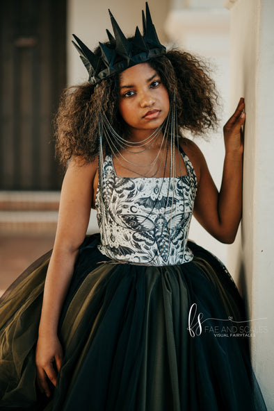 RESERVED for Little Dreamers INSIDERS: Traveling Rental Dress: The Ravena Gown: Size 14, fits youth 10-petite 16