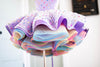 RESERVED for Little Dreamers INSIDERS: Traveling Rental Dress: "Lavender RAINBOW Polka Dot": REVERSIBLE: Size 6, fits 4-8