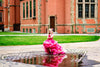RESERVED for Little Dreamers INSIDERS: Traveling Rental Dress: The "Hot Pink Glam": Size 10, fits sizes 7-12