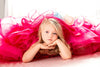 RESERVED for Little Dreamers INSIDERS: Traveling Rental Dress: The "Hot Pink Glam": Size 10, fits sizes 7-12