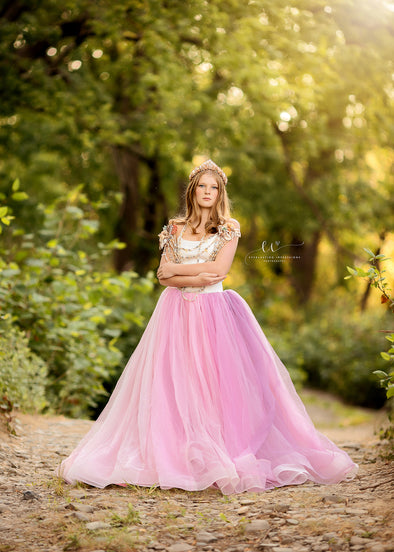 RESERVED for Little Dreamers INSIDERS: Traveling Rental Dress: The "Ariel's Daytime Dress": Size 16: Fits Youth 10-Adult M/L