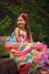 RESERVED for Little Dreamers INSIDERS: Traveling Rental Dress: The "Unicorn Picasso" Gown: Size 7, fits sizes 5-9
