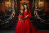 6th Annual Clearance Sale:BRAND NEW: The Clara Gown in Red and Gold