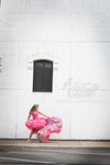 RESERVED for Little Dreamers INSIDERS: Traveling Rental Dress: The "Hot Pink Glam": Size 10, fits sizes 7-12
