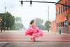 RESERVED for Little Dreamers INSIDERS: Traveling Rental Dress: The "Hot Pink Glam": Size 10, fits sizes 7-12