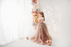 RESERVED for Little Dreamers INSIDERS: Traveling Rental Dress: Rosy Mauve: Size 8, fits 6-10