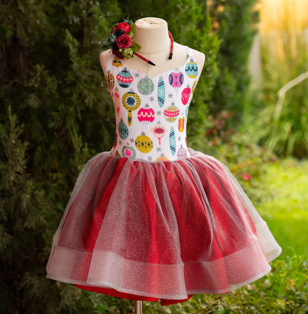 RTS Sale: Size 10, fits 8-12: 'Deck the Halls'