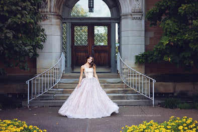 RESERVED for Little Dreamers INSIDERS: Traveling Rental Dress: "Stella": Size 16, fits youth 10-Adult M