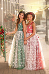 READY TO SHIP: Christmas Star in RED: REMOVABLE Flutter Sleeves INCLUDED