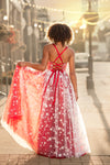 READY TO SHIP: Christmas Star in RED: REMOVABLE Flutter Sleeves INCLUDED