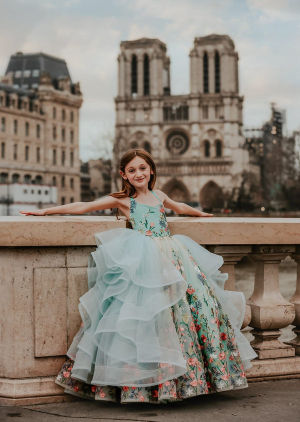 Traveling Rental Dress: The "Jardin du Luxembourg" Gown: Size 5, fits 3-7