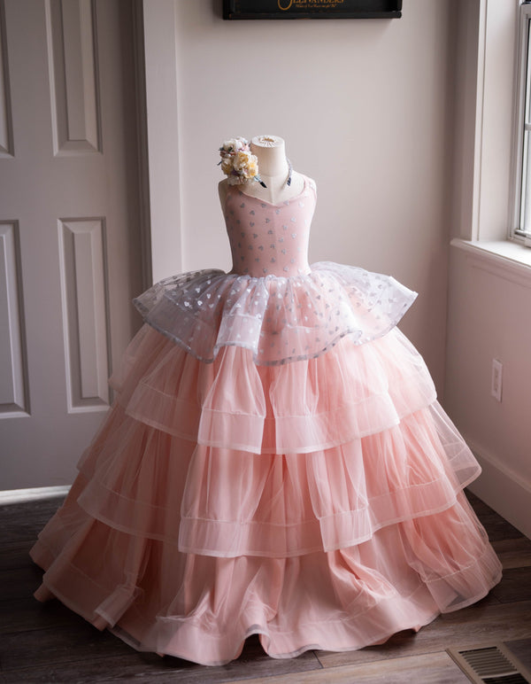 RETIRED RENTAL CLEARANCE SALE: The 'Sparkly Sweetheart' Gown: Size 7, fits 5-9 +