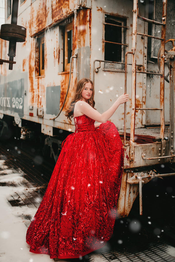 Traveling Rental Dress: The 'Jasmine' Gown: Size 16, fits youth 10-Adult XL