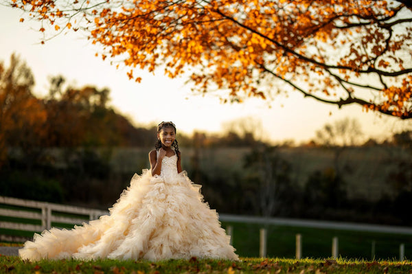 Traveling Rental Dress: The 'Angel' Gown: Size 7, fits 5-9