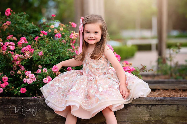Traveling Rental Dress: The Briar Gown: Size 5, fits 3-7 +