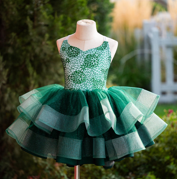 READY to SHIP Sale: Size 6, fits 4-8: 'Evergreen'