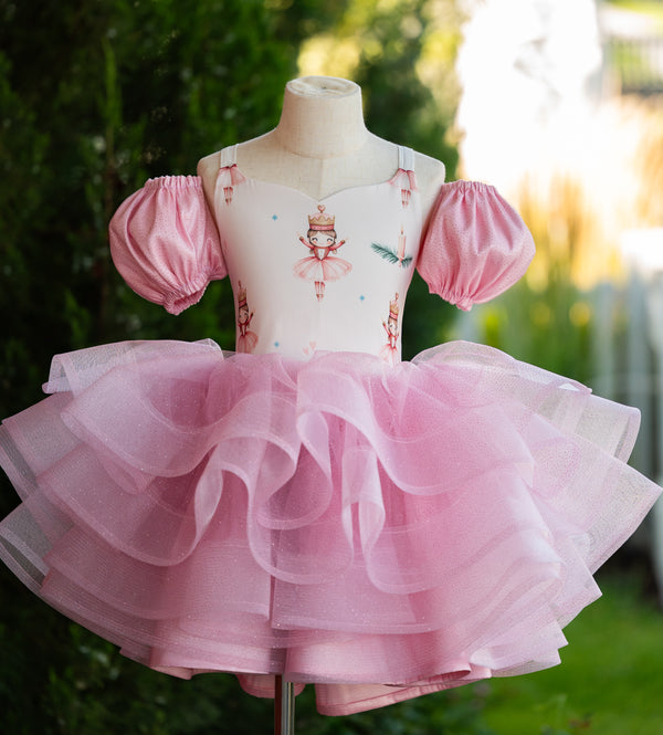 Pre-Order: The Pink Nutcracker Dress in Glitter