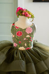 Traveling Rental Dress: The "Olive You" Gown: size 7, fits 5-9 +