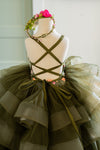 Traveling Rental Dress: The "Olive You" Gown: size 7, fits 5-9 +