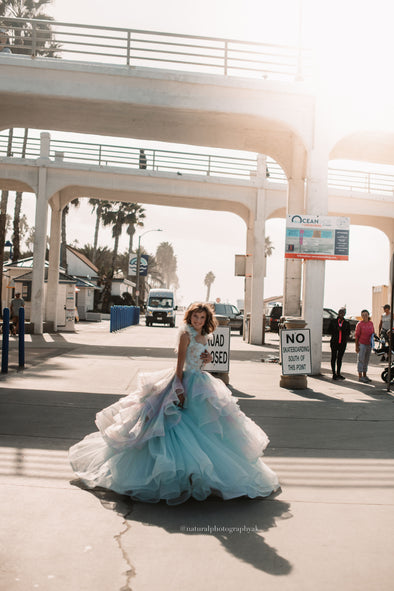 RESERVED for Little Dreamers INSIDERS: Traveling Rental Dress: The "Halia" Gown: Size 14: Fits Youth 10-Petite 16