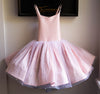 READY to SHIP SALE: SPRING 2024: Periwinkle Wishes with Blush and Pearls: Flip Dress: R E V E R S I B L E: Size 10, fits 8-12 +