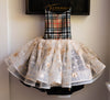 READY to SHIP SALE: Stars, Plaid, and Butterflies: Flip Dress: R E V E R S I B L E: Size 10, fits 8-12 +