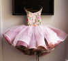 READY to SHIP SALE: Fall Floral: Olive and Blush: Flip Dress: R E V E R S I B L E: Size 5, fits 3-7 +