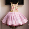 READY to SHIP SALE: Fall Floral: Olive and Champagne: Flip Dress: R E V E R S I B L E: Size 10, fits 8-12 +