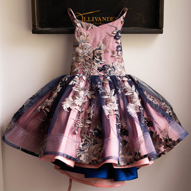 READY to SHIP SALE: Rose Gold and Navy R E V E R S I B L E: Size 8, fits 6-10 +