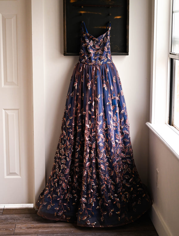 Traveling Rental Dress: Blue Raven: Size 14, fits 10-16