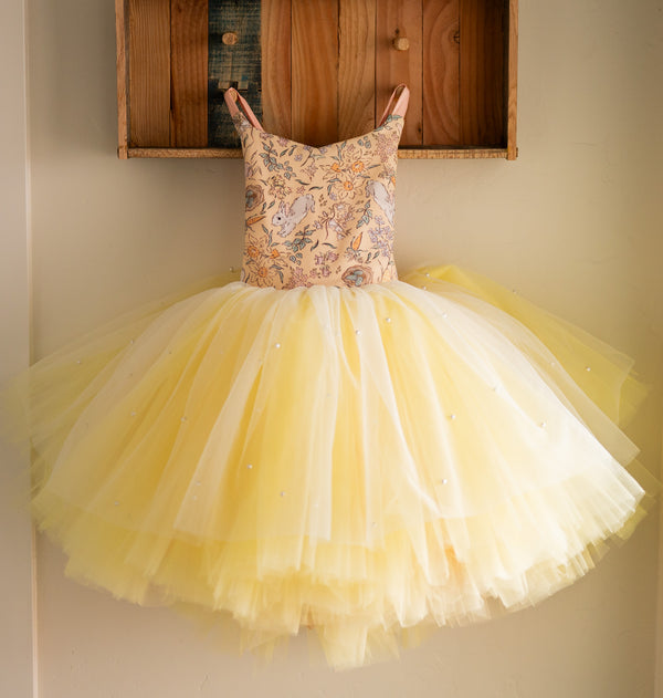 READY to SHIP: Sweet Yellow: REVERSIBLE: Size 8, fits 6-10