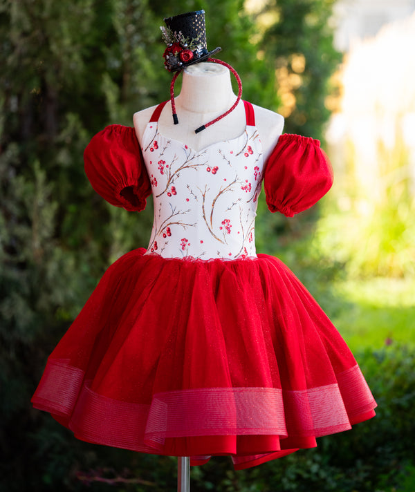 READY to SHIP Sale: Size 8, fits 6-10: 'Sweet Winter Berries'