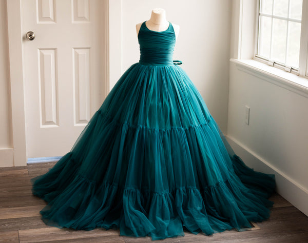 CLEARANCE: Retired Rental: The "Marina" Gown: Size 8, fits 6-10 +