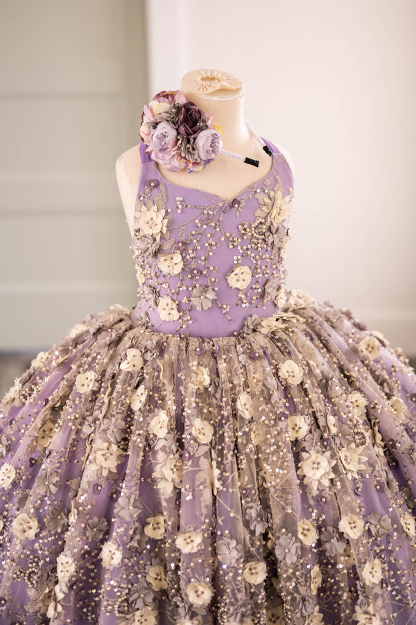 Traveling Rental Dress: The 'Amethyst' Gown: Size 7, fits 5-9 +