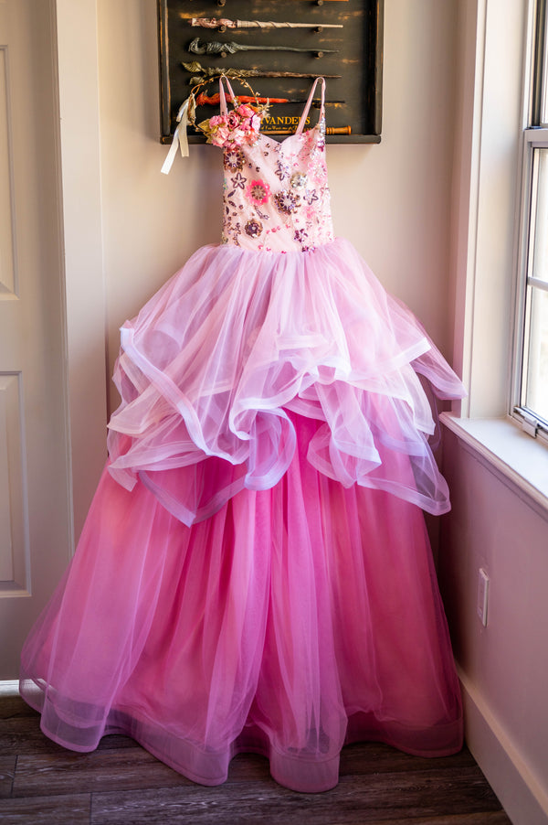 Traveling Rental Dress: The Barbie Girl Gown: Size 14, fits 10-16