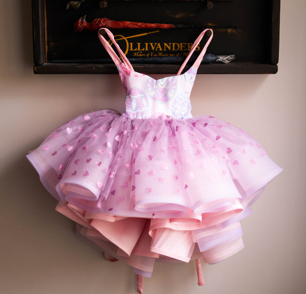 READY to SHIP: Pastel Easter Eggs in Pink and Lavender: REVERSIBLE: Size Itty Bitty: fits 3 months-3T