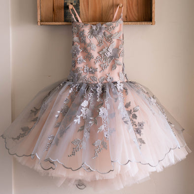 READY to SHIP SALE: Blushing Dahlia: Size 14, fits 10-16