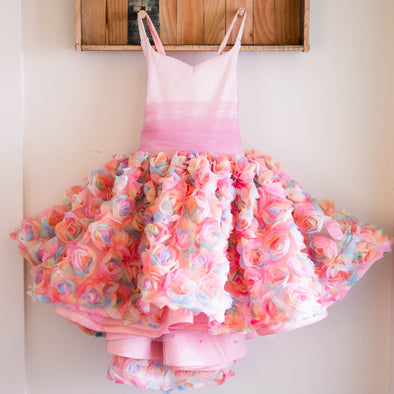 READY to SHIP SALE: Pink Carnival: REVERSIBLE: Size 14, fits 10-16
